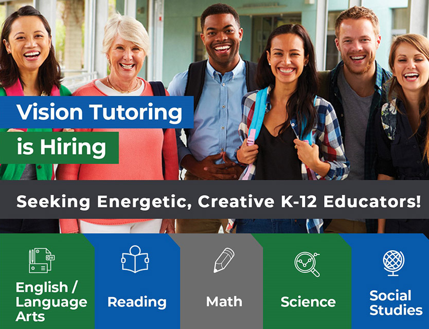 Vision Tutoring is hiring